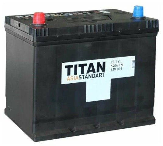 АКБ Titan Asia Standart 72 Ач 6СТ-72.1 VL (D26FR)
