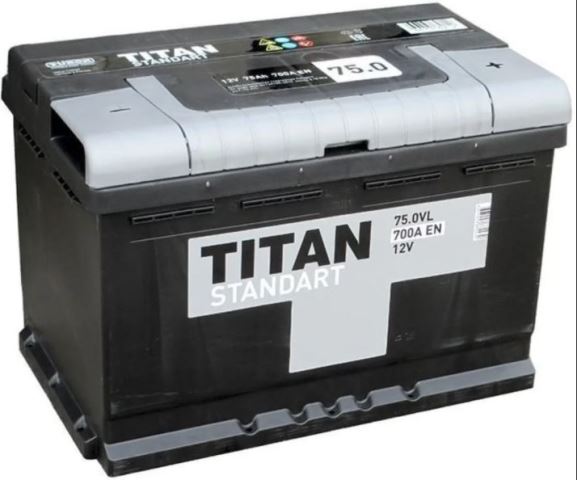 АКБ Titan Standart 75 Ач 6СТ-75.1 VL