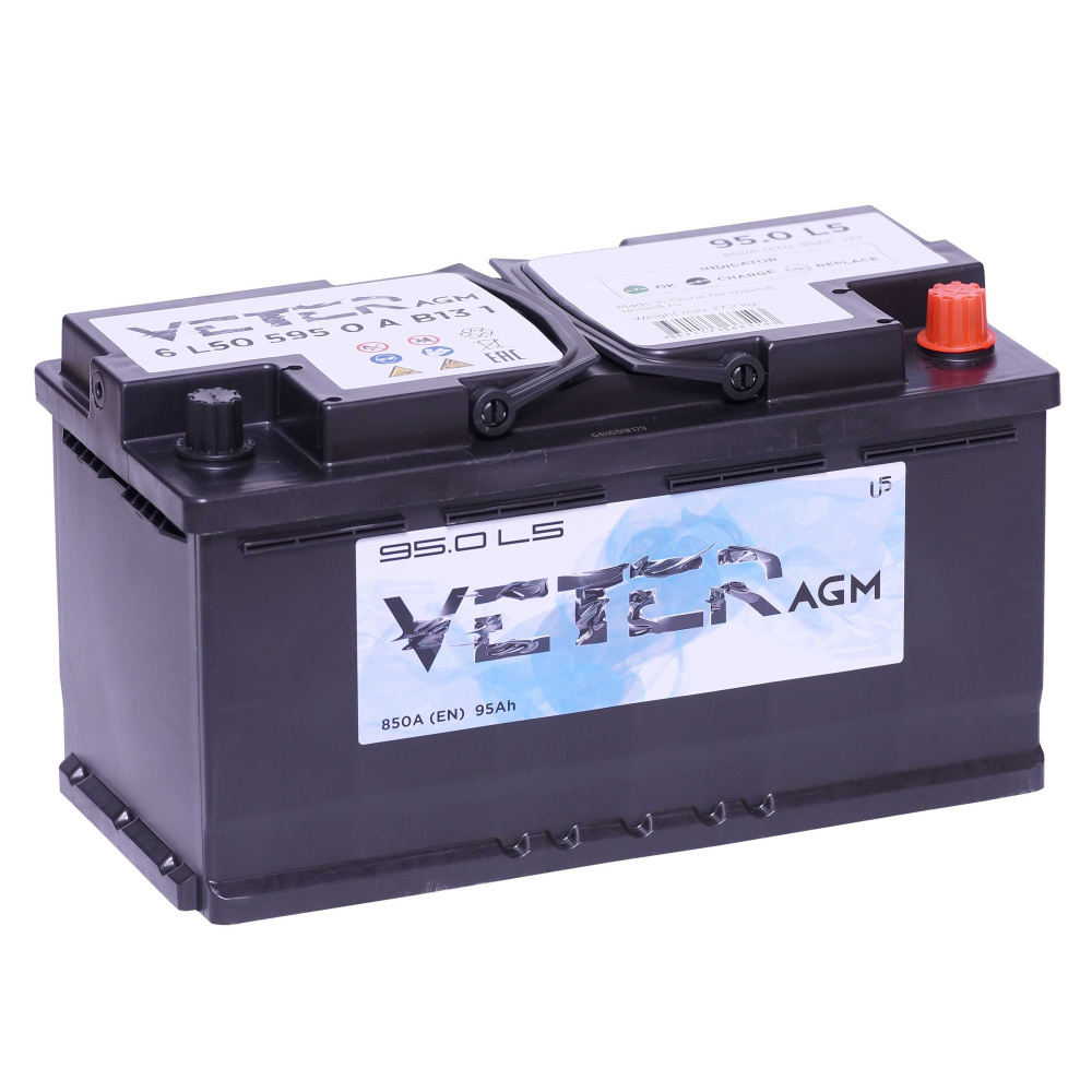 АКБ VETER AGM 95 Ач о/п