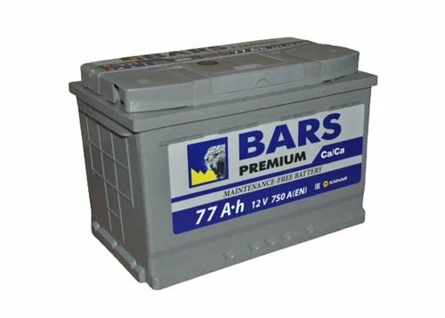 АКБ BARS Premium 77 Ач 6СТ-77.1 VL