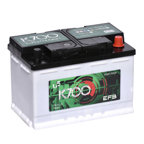 АКБ K700 EFB 74 Ач о/п 6СТ-74.0