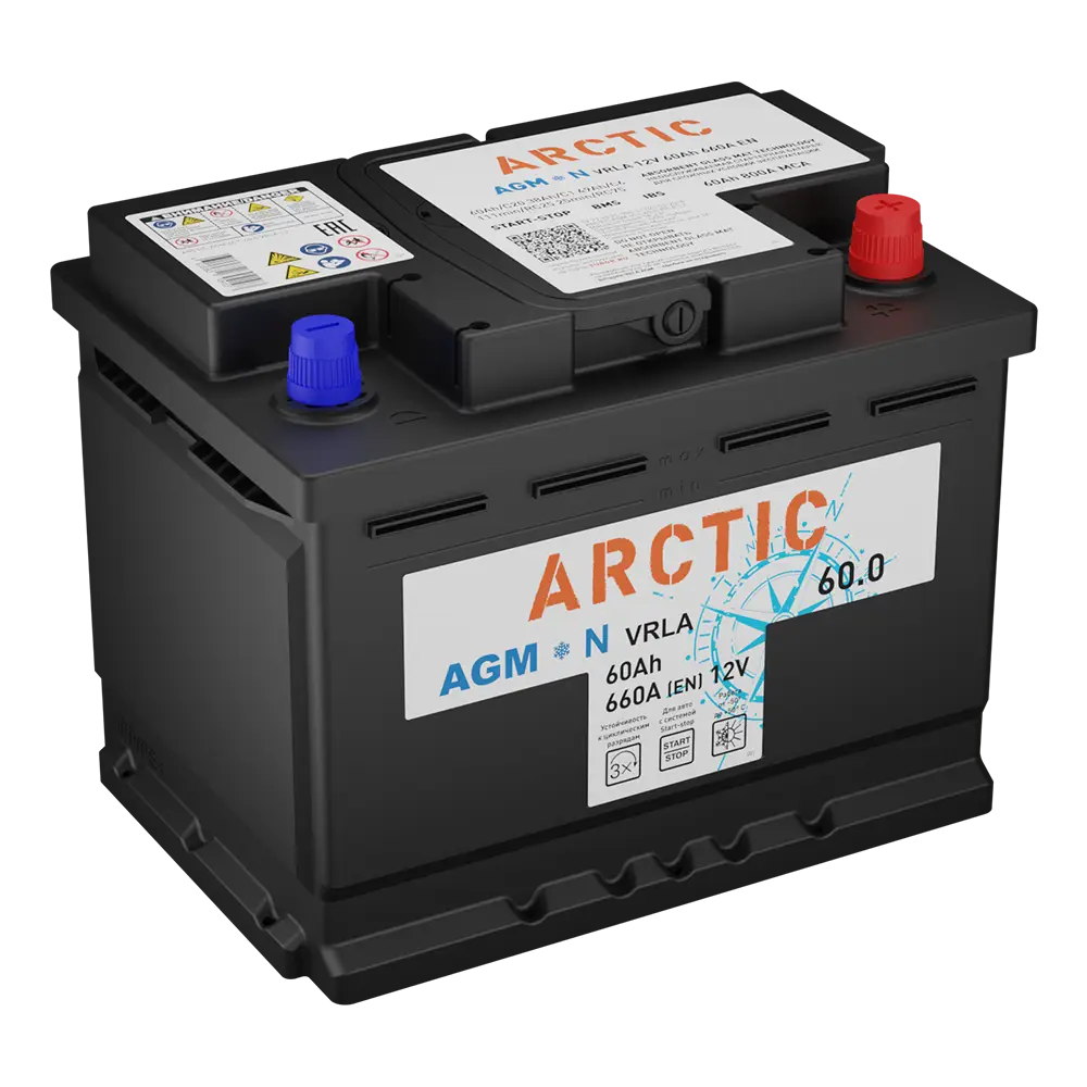 АКБ Arctic 60 Ач о/п AGM 6СТ-60.0 VRLA