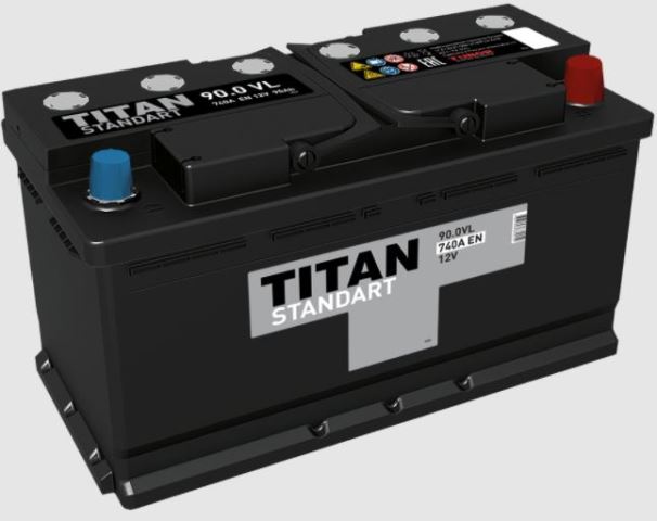 АКБ Titan Standart 90 Ач 6СТ-90.1 VL