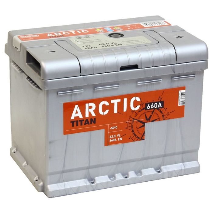 АКБ Titan Arctic Silver 60 Ач о/п 6СТ-60.0 VL