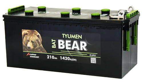 АКБ Batbear 210 Ач 6СТ-210VLA (черный) (болт)