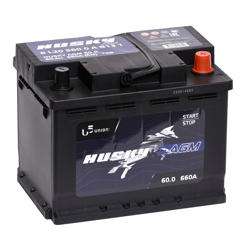 АКБ Husky AGM 60 Ач о/п
