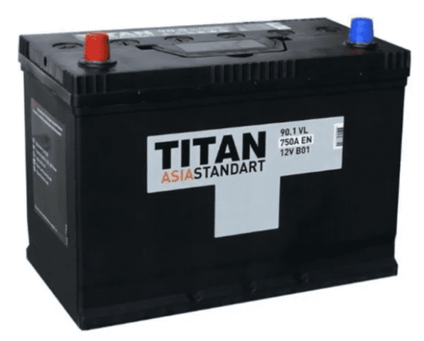 АКБ Titan Asia Standart 90 Ач о/п 6СТ-90.0 VL (D31FL)