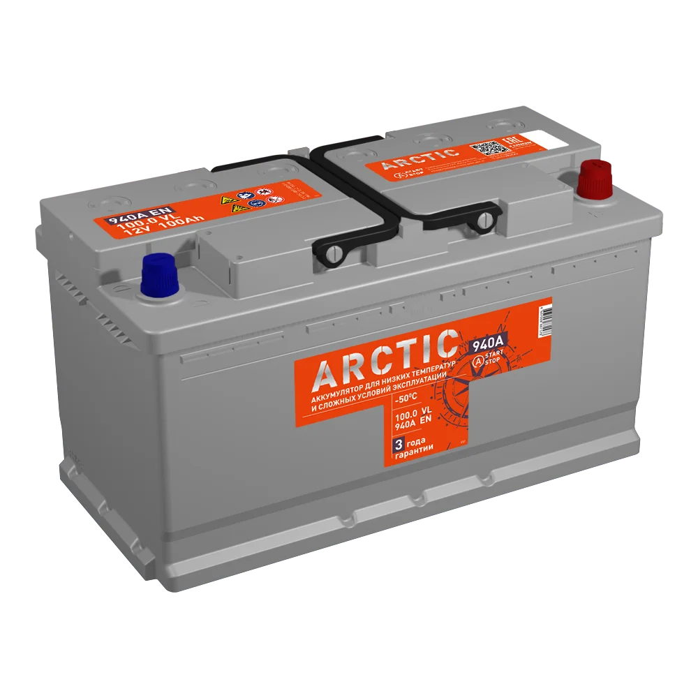 АКБ Titan Arctic Silver 100 Ач о/п 6СТ-100.0 VL