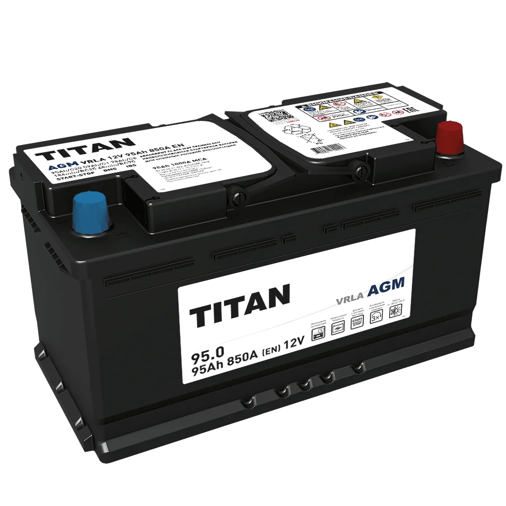 АКБ Titan 95 Ач о/п AGM 6СТ-95.0 VRLA