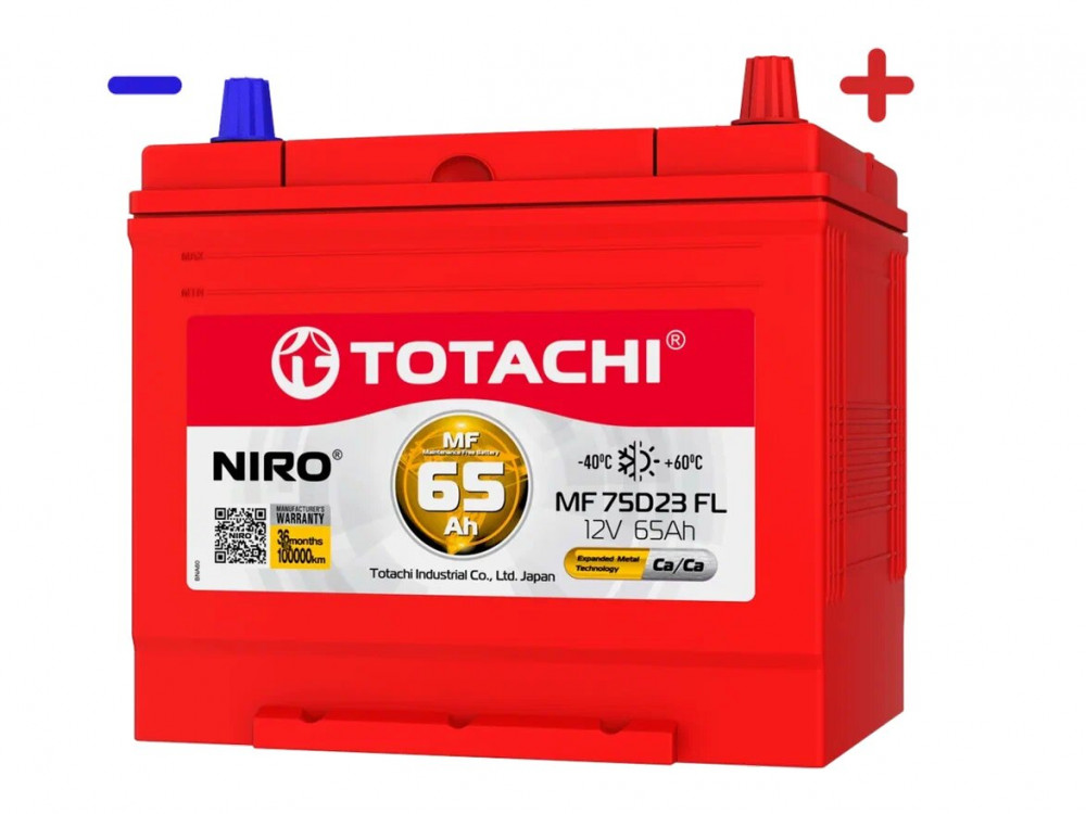 АКБ TOTACHI CMF  65 FL 75D23 FL