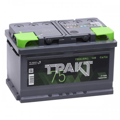 АКБ Тракт 75 Ач 6СТ-75.1 VL