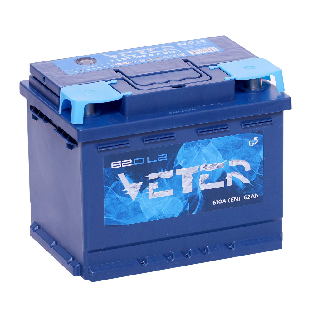 АКБ VETER NEW 62 Ач 6СТ-62.1 VL