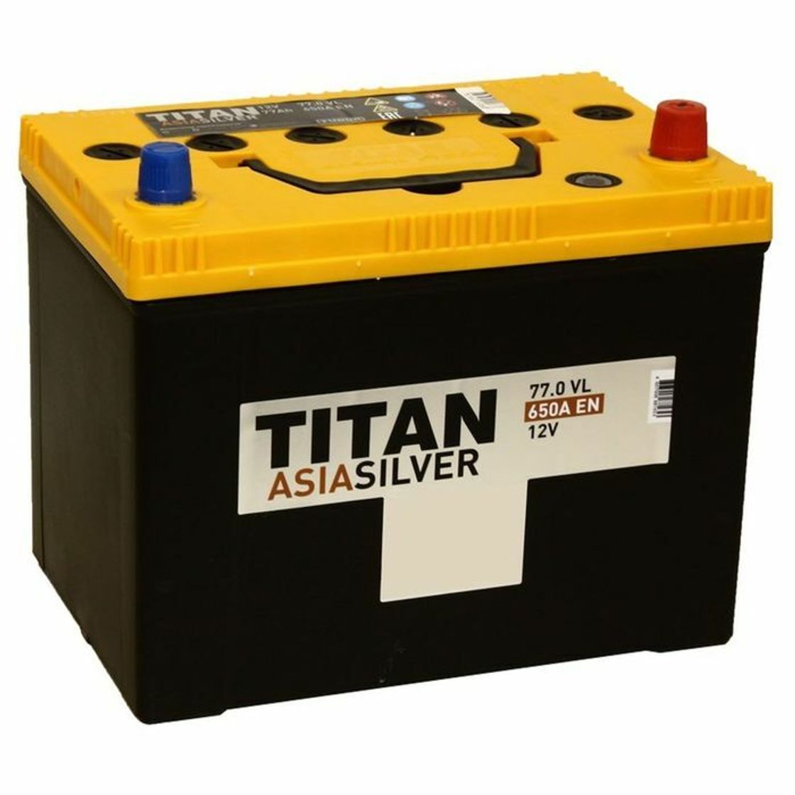АКБ Titan Asia Silver 77 Ач 6СТ-77.1 VL (D26R)