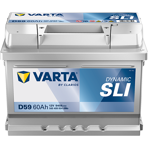 АКБ Varta 60 Ач о/п Dynamic SLI 560 409 054