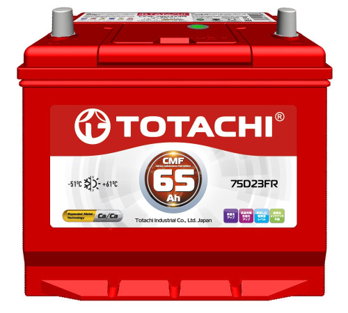АКБ TOTACHI CMF  65 FR 75D23 FR