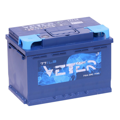 АКБ VETER 77 Ач о/п 6СТ-77.0 VL