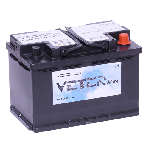 АКБ VETER AGM 70 Ач о/п