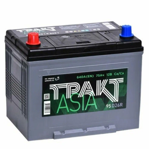 АКБ Тракт ASIA 75 Ач 6СТ-75.1 VL (D26FR)