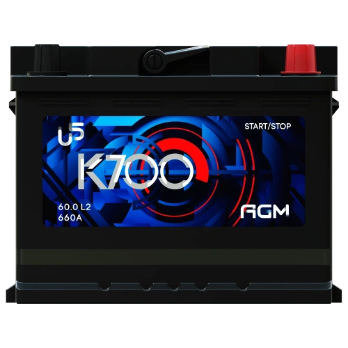 АКБ K700 AGM 60 Ач о/п