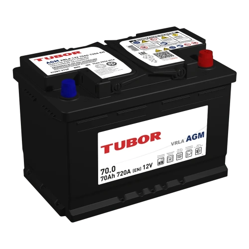 АКБ 6СТ - 70 Ач TUBOR AGM VRLA Euro