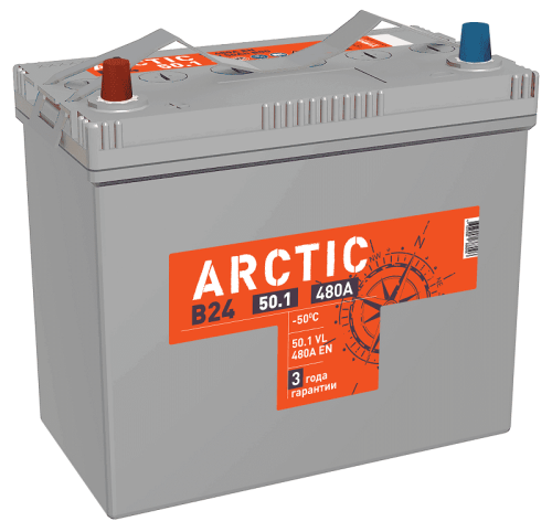 АКБ Titan Arctic AsiaSilver 50 Ач о/п 6СТ-50.0 VL