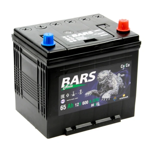 АКБ BARS ASIA 65 Ач о/п 6СТ-65.0 VL (D23FL)