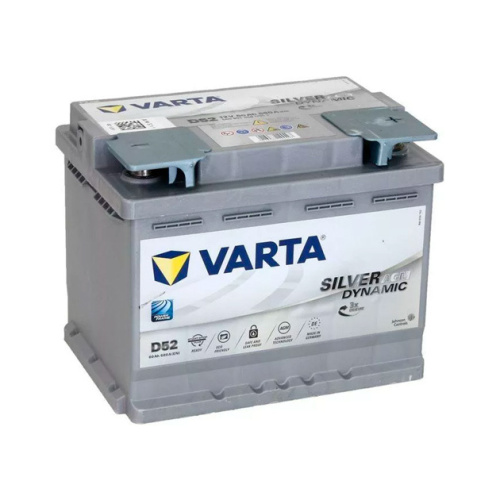 АКБ Varta 52 Ач о/п Silver Dynamic 552 401 052