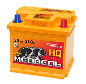 АКБ Медведь Silver Ca/Ca 6СТ-55.0 VLA (куб)