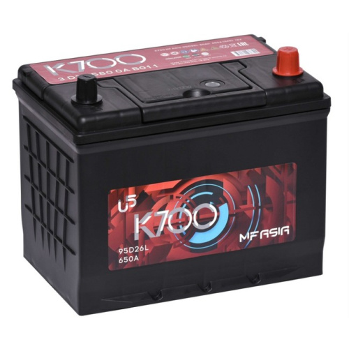 АКБ K700 MF Asia 80 Ач о/п 95D26L