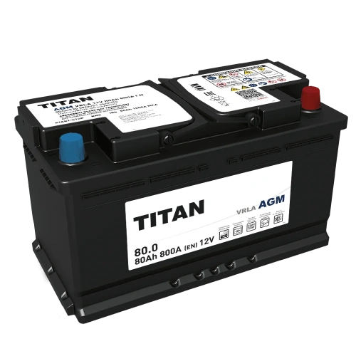 АКБ Titan 80 Ач о/п AGM 6СТ-80.0 VRLA