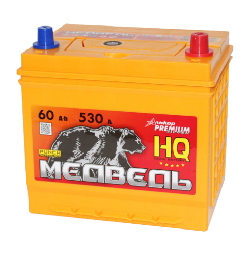 АКБ Медведь Silver Ca/Ca 6СТ-60.0 VLA о/п 65D23FL