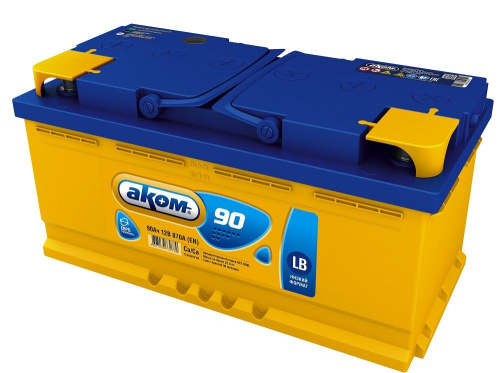 АКБ 6СТ - 90 Ач АКОМ VL Euro низ.