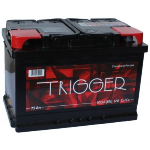АКБ Trigger 75 Ач о/п 6СТ-75.0 VL