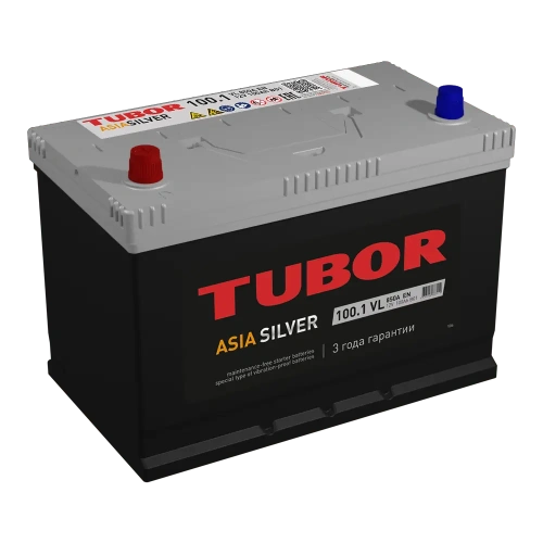 АКБ 6СТ - 100 Ач TUBOR Silver Asia VL