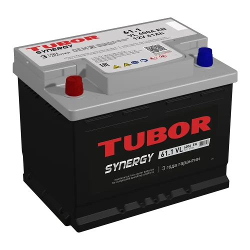 АКБ 6СТ - 61 Ач TUBOR SYNERGY VL