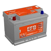 АКБ 6СТ - 75 Ач TUBOR EFB VL