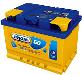 АКБ 6СТ - 60 Ач АКОМ VL Euro низ.