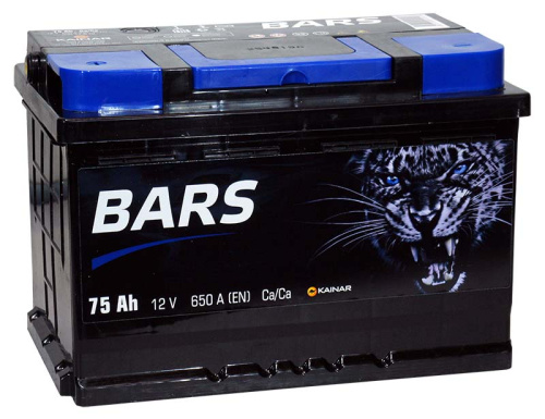 АКБ BARS 75 Ач о/п 6СТ-75.0 VL