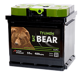 АКБ Batbear 55 Ач о/п 6СТ-55VLA Ca/Ca (куб)