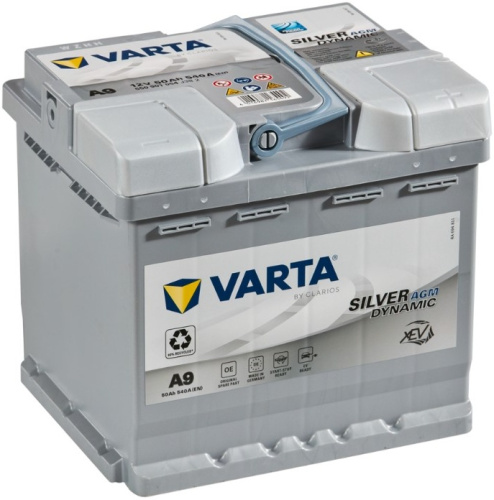 АКБ Varta 50 Ач о/п Silver Dynamic AGM 550 901 054