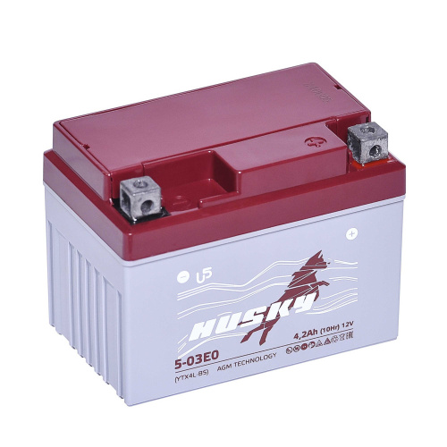 АКБ HUSKY 4,2 Ач 5-03E0 (CT 1204, YTX4L-BS, YTZ5-BS)
