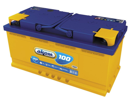 АКБ 6СТ - 100 Ач АКОМ VL Euro