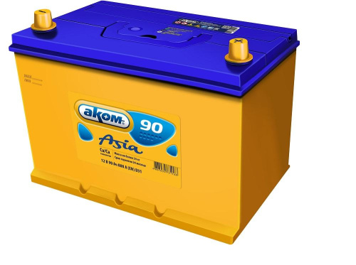 АКБ 6СТ - 90 Ач АКОМ Asia VL Euro