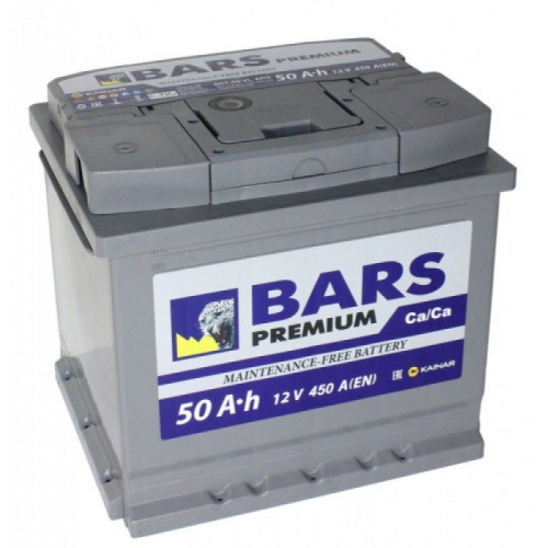 АКБ BARS Premium 50 Ач 6СТ-50.1 VL